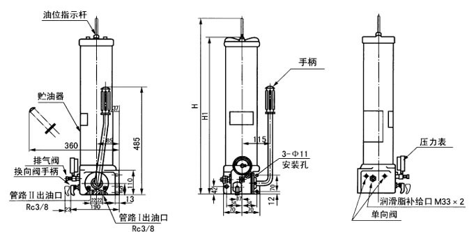 SRB-J/L系列手動潤滑泵