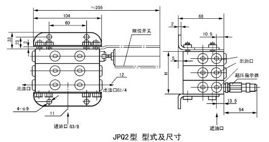 JPQ-K(ZP)系列遞進(jìn)式分配器